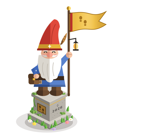 The Pioneer Gnome statue